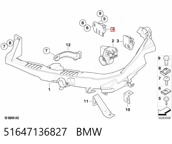  51647136827 BMW