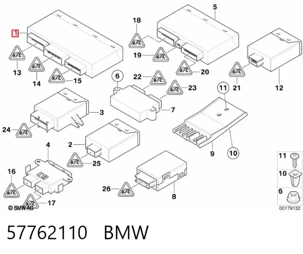 Blok komfortu BMW 3 E46