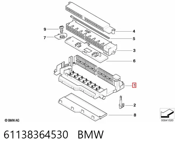 Skrzynka bezpieczników BMW X3 E83