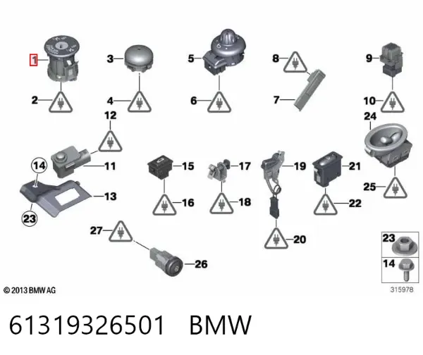  61319326501 BMW