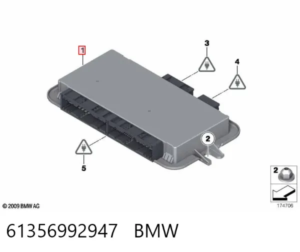 Blok komfortu BMW 5 F10