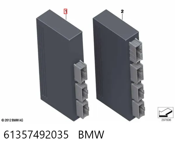 Sterownik klapy bagażnika (3/5 drzwi tylnych) 61357492035 BMW