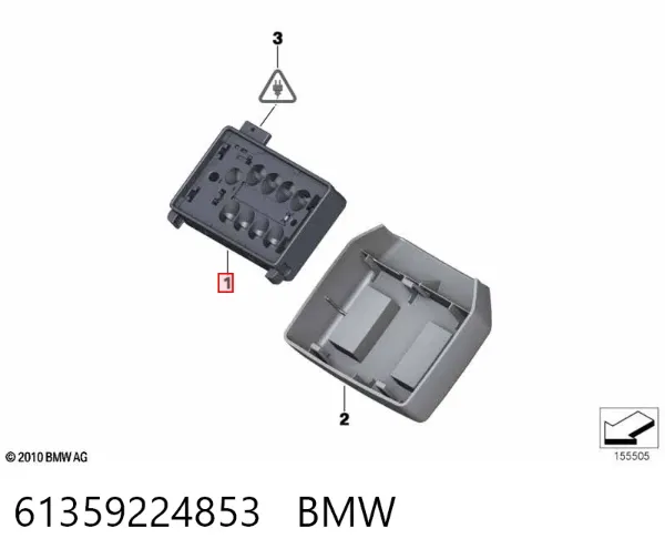 Czujnik deszczu 61359224853 BMW