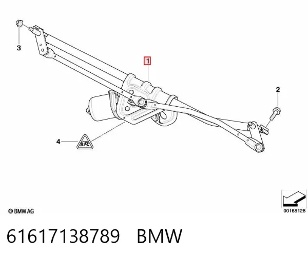 Mechanizm wycieraczek Mini Clubman I