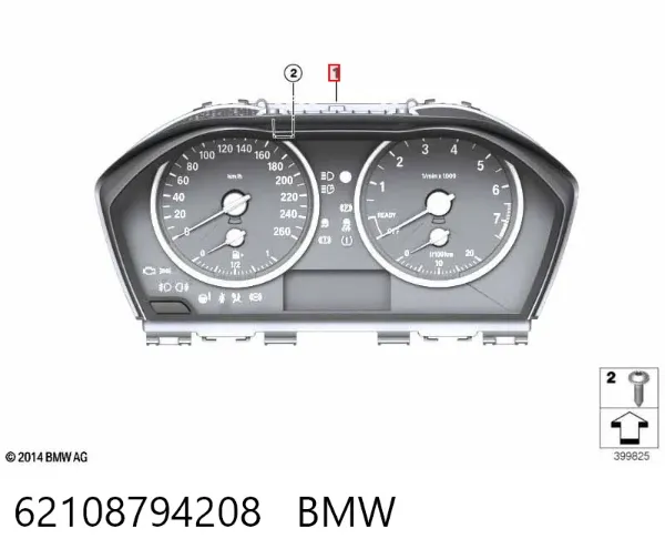 Deska rozdzielcza 62108794208 BMW