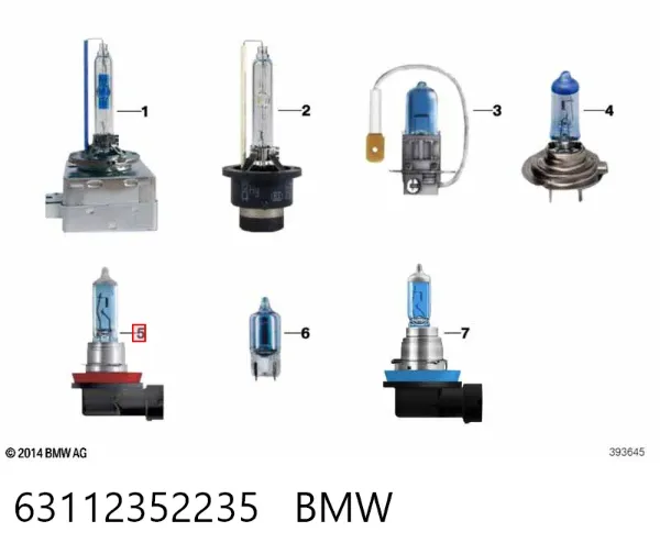 Żarówka 63112352235 BMW
