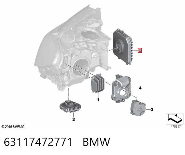  63117472771 BMW