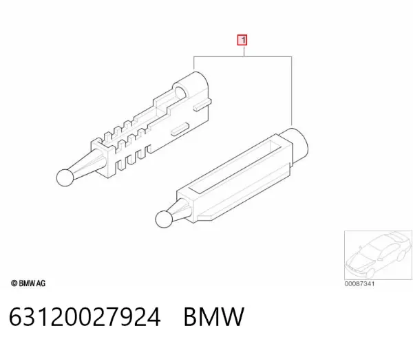 Korektor swiatel 63120027924 BMW