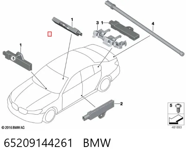 Antena BMW X1 F48