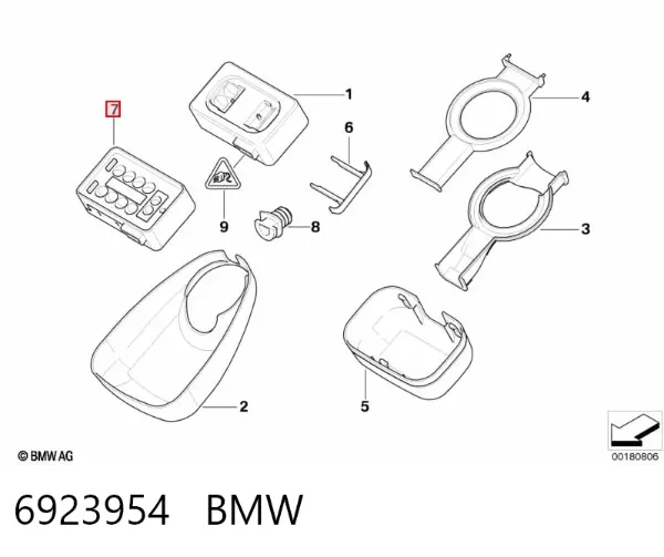Czujnik deszczu BMW X5 E53