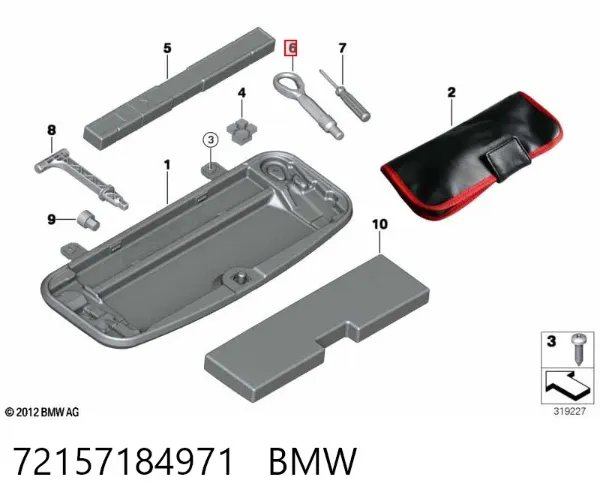 Hak holowniczy 72157184971 BMW