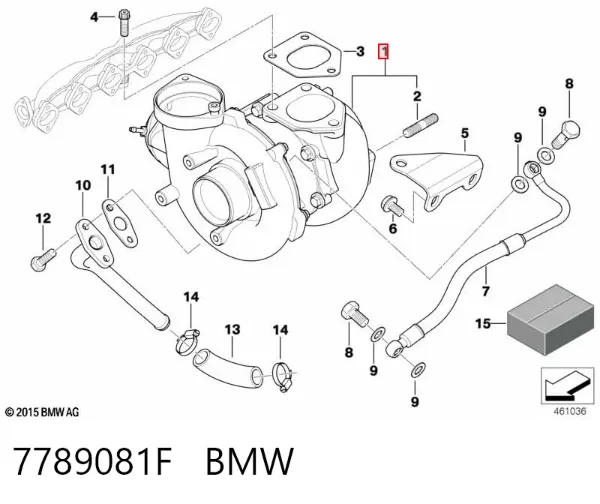 Turbina 7789081F BMW