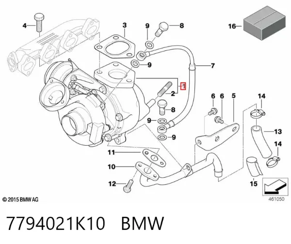 Turbina 7794021K10 BMW