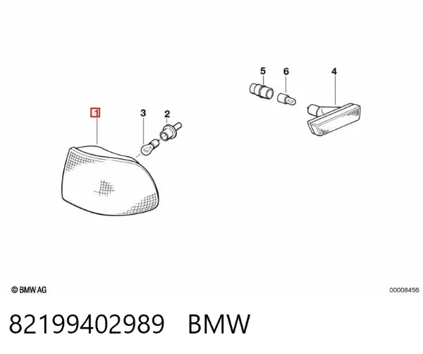 Kierunkowskaz lewy 82199402989 BMW