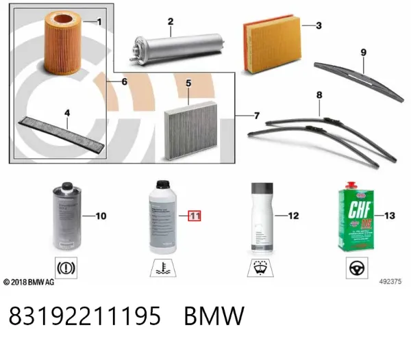 Ciecz chłodząca 83192211195 BMW