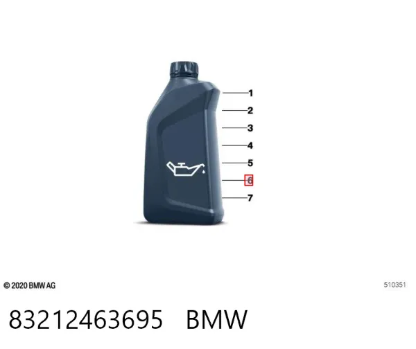 Olej do silnika 83212463695 BMW
