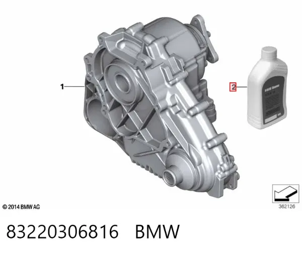 Olej przekładniowy 83220306816 BMW