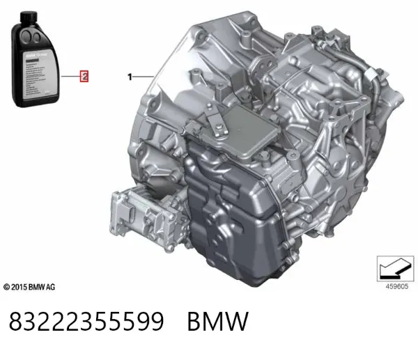 Olej przekładniowy 83222355599 BMW