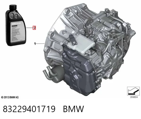 Olej przekładniowy 83229401719 BMW
