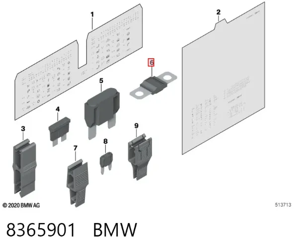Bezpiecznik 8365901 BMW