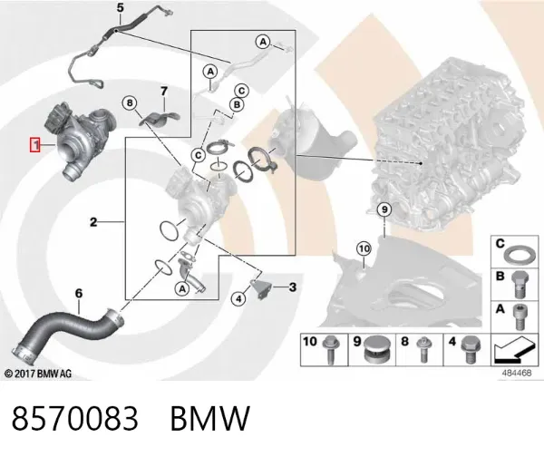 Turbina 8570083 BMW