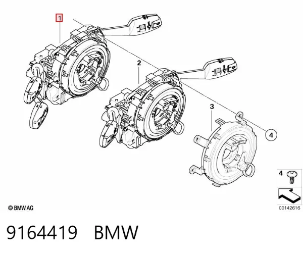 Przełącznik zespolony, w komplecie BMW X5 E70