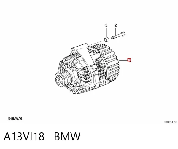 Alternator A13VI18 BMW