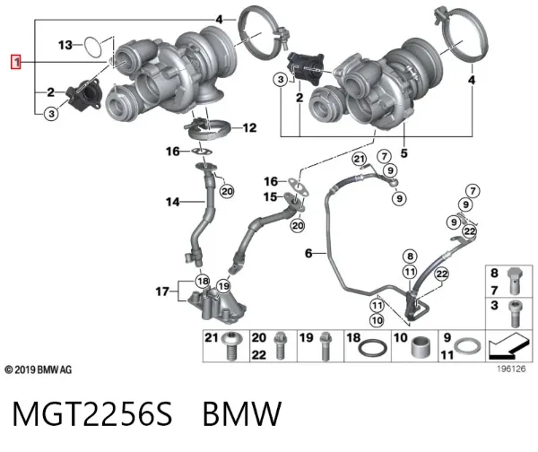 Turbina MGT2256S BMW