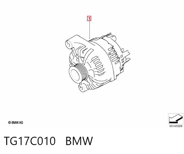 Alternator TG17C010 BMW