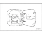Klapka wlewu paliwa Ford Focus III CB8
