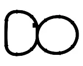 Uszczelka kolektora dolotowego (ssącego) dolna prawa