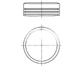 Tłok, komplet do jednego cylindru, STD Chevrolet Lacetti  J200
