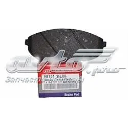 Klocki hamulcowe przednie tarczowe 581013EE00 Hyundai/Kia