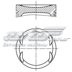 Tłok, komplet na 1 cylinder, 2. naprawa (+0,50) 0157602 Mahle Original
