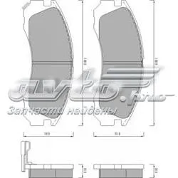 Klocki hamulcowe przednie tarczowe 478081 Fomar Roulunds