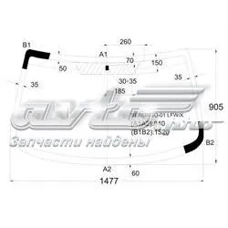 Szyba przednia Citroen Berlingo MF