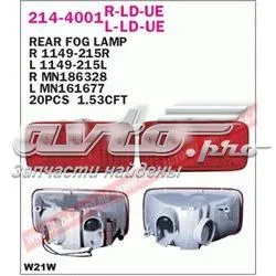 Przednia lampa przeciwmgielna tylna lewa 2144001LLDUE Depo/Loro/Abakus