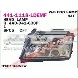 Reflektor lewy 4411118LLDEF Depo/Loro