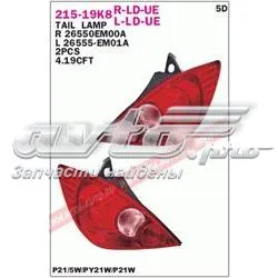 Lampa zespolona tylna lewa 21519K8LLDUE Depo/Loro/Abakus