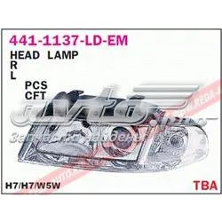 Reflektor prawy 4411137RNDEM Depo/Loro/Abakus
