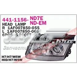 Reflektor prawy 4411156RNDEM Depo/Loro