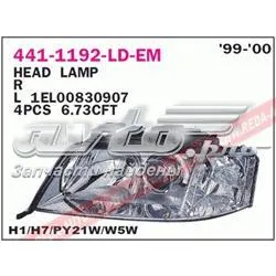 Reflektor prawy 4411192RLDEM Depo/Loro/Abakus