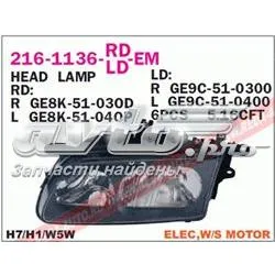 Reflektor lewy 2161136LLDEM Depo/Loro