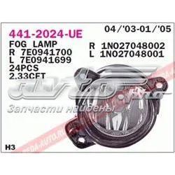 Lampa przeciwmgielna prawa 4412024RUE Depo/Loro/Abakus