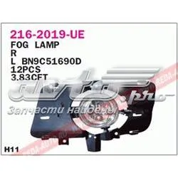 Lampa przeciwmgielna lewa 2162019LUE Depo/Loro/Abakus