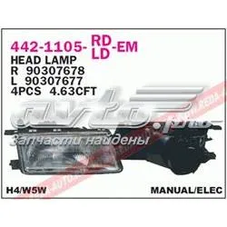 Reflektor prawy 4421105RLDEM Depo/Loro/Abakus