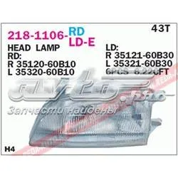 Reflektor prawy 2181106RLDE Depo/Loro/Abakus