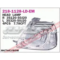 Reflektor prawy 742510E Polcar