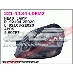 Reflektor prawy 2211134RLDEM2 Depo/Loro