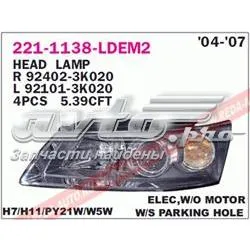 Reflektor prawy Hyundai Sonata V